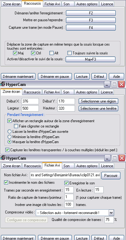 Hypercam demo